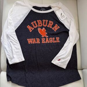 Auburn War Eagle NWT Original League Raglan Shirt Size M War Eagle